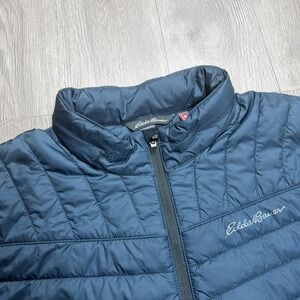 EDDIE BAUER FreeHeat Puffer Jacket Hybrid Mens 2XL Nylon Insulated Trail Hiking